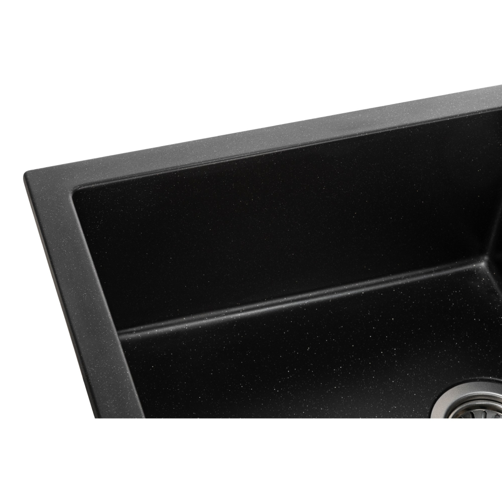 Мийка кухонна GRANADO MORA black shine (gr2601) - зображення 4