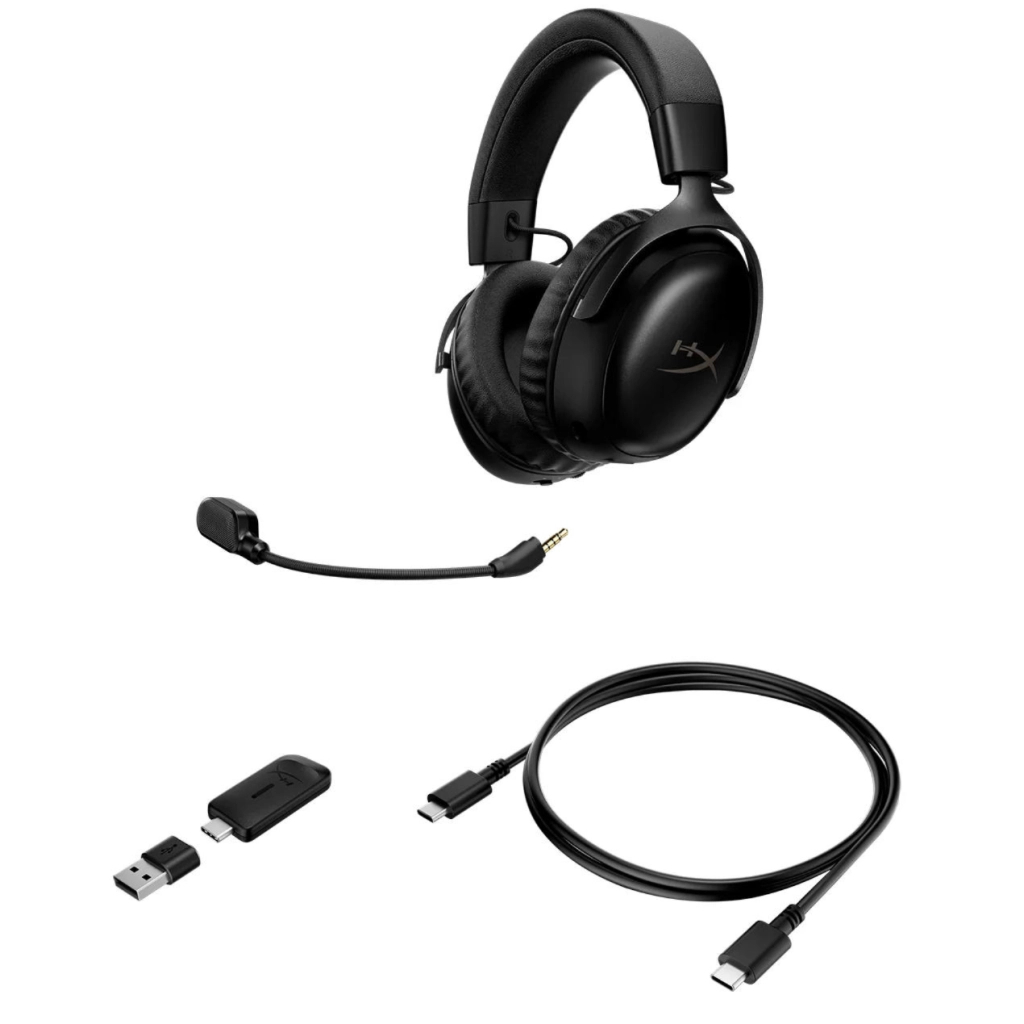 Навушники HyperX Cloud III S Wireless/USB-A/USB-C Black (A59YZAA) - зображення 7