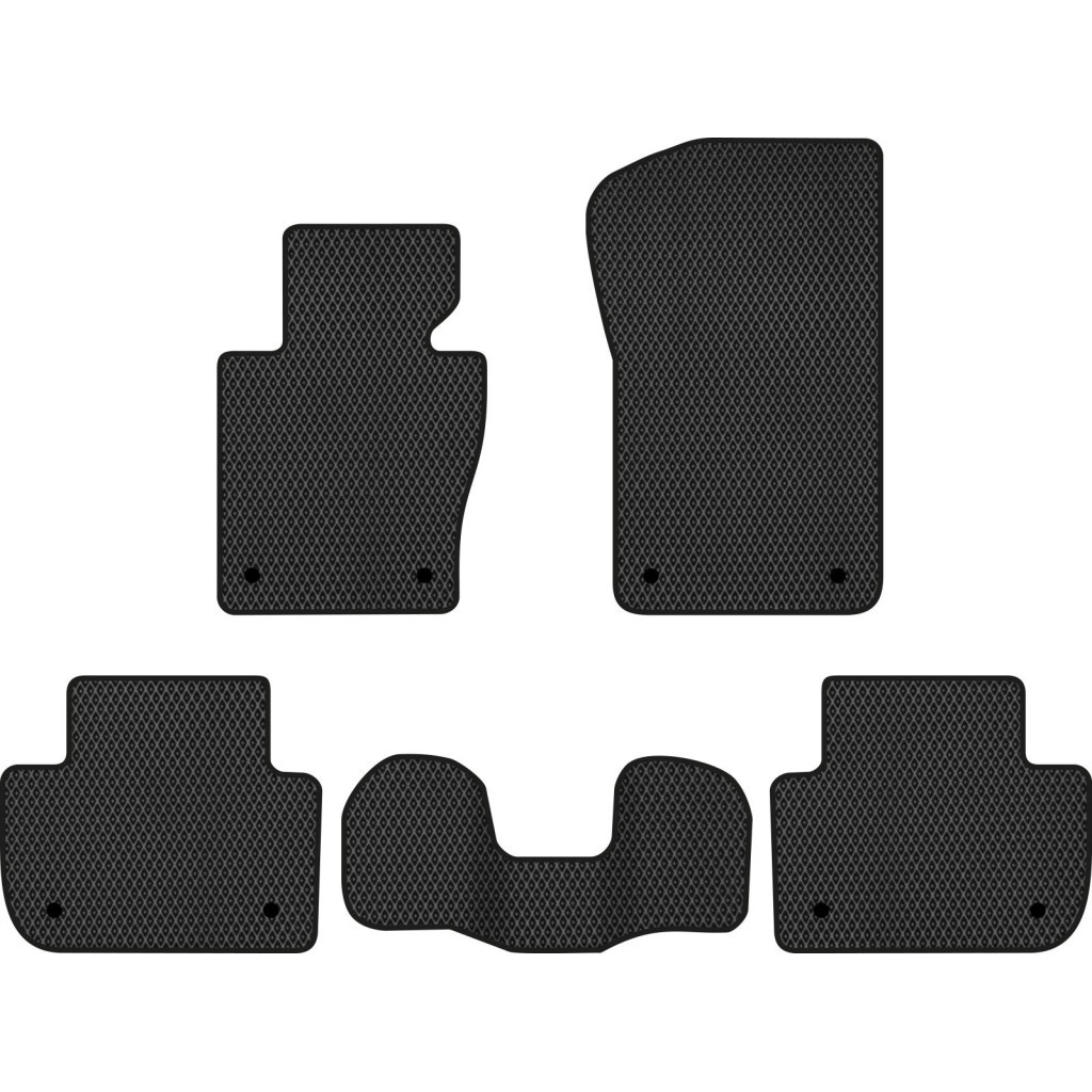 Килимок в салон EVAtech BMW X3 (E83) 2003-2010 1 покоління SUV EU (BM21096CB5BW8RBB) - зображення 1