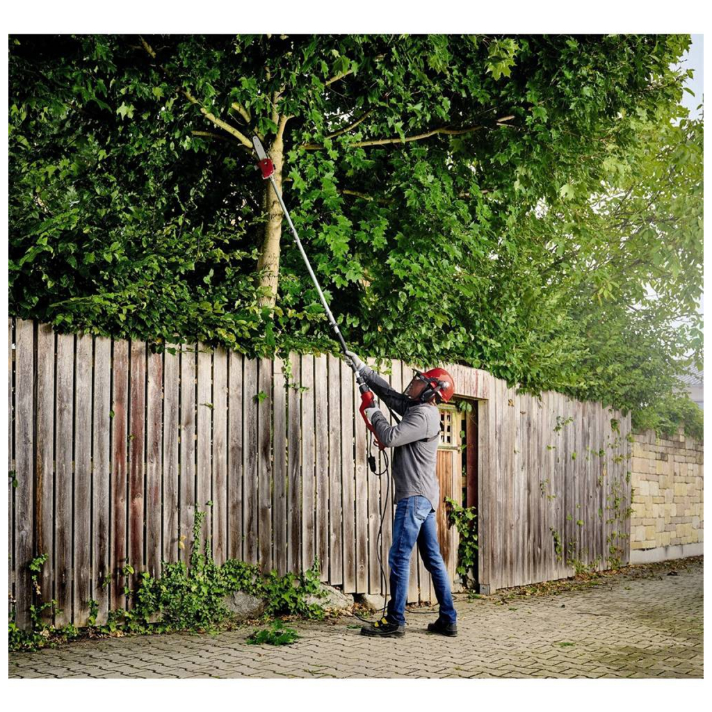 Кущоріз Einhell телескопічний GC-HC 90/2046 T, 900Вт, набір з 2 насадок (4501290) - зображення 10