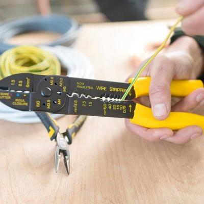 Клещи Stanley для обжима, L = 220 мм, d обж 1.5, 2.5, 6 мм (STHT0-75414) - изображение 3