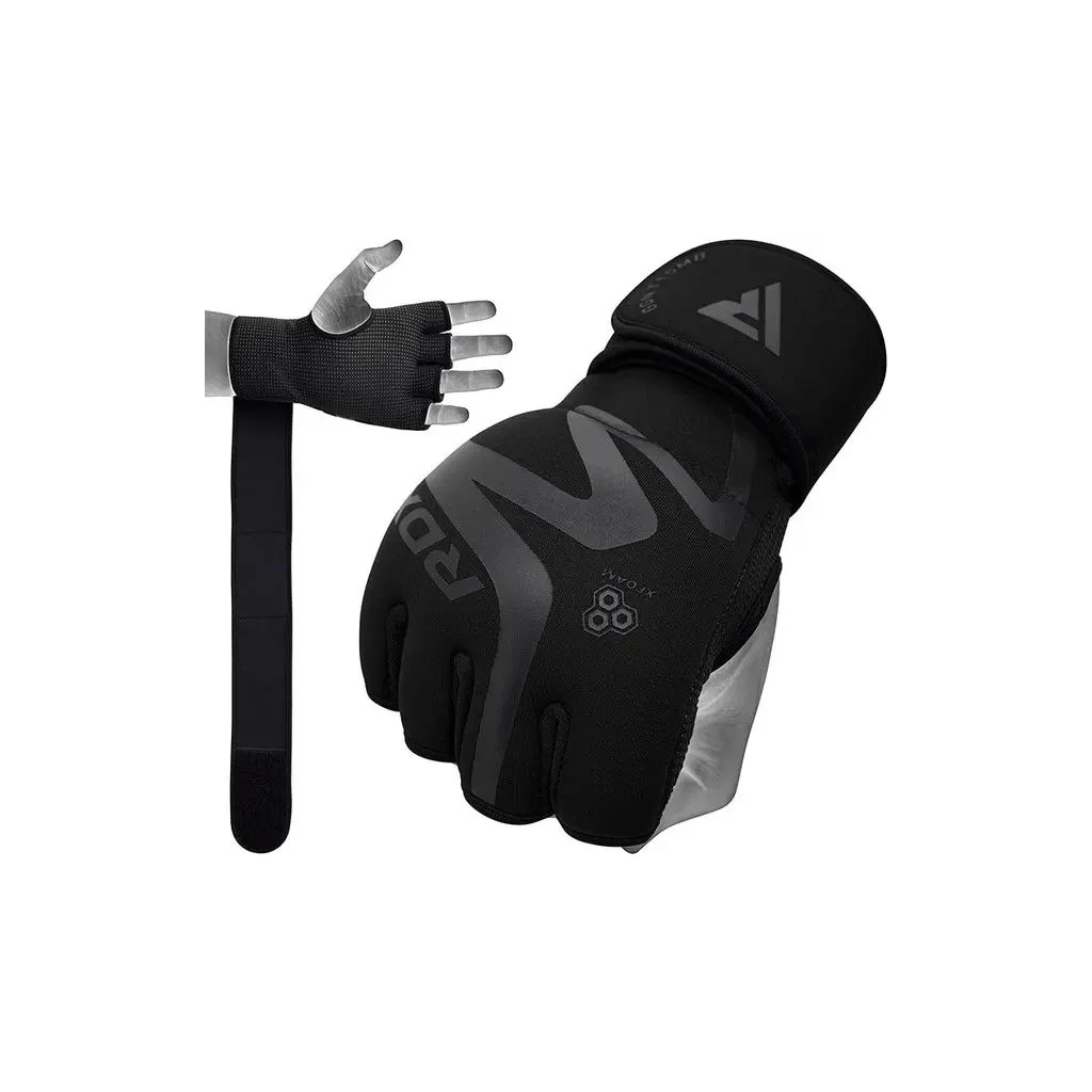 Бинти-рукавиці RDX T15 Noir Inner Matte Black M (GGN-T15MB-M) - зображення 3