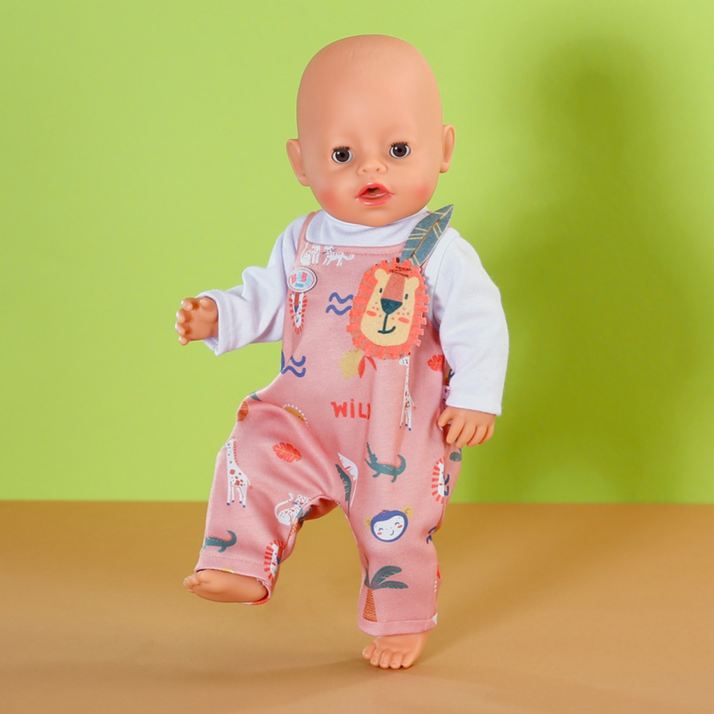 Аксесуар до ляльки Zapf Одяг для ляльки Baby Born - Комбінезон Джунглі (871669) - зображення 3
