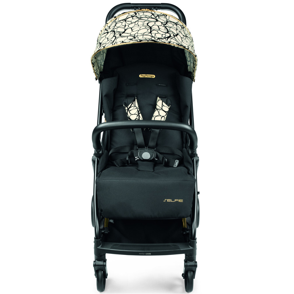 Коляска Peg-Perego Selfie Grafic Gold графічне золото (IP22000000AB50RO01) - зображення 2