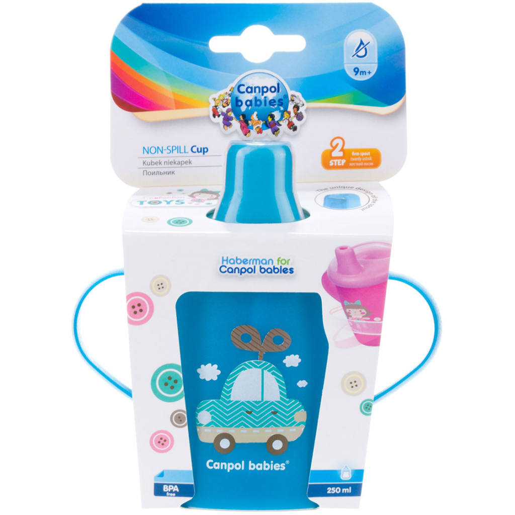 Поїльник-непроливайка Canpol babies Toys 250 мл Блакитна (31/200_blu) - изображение 4