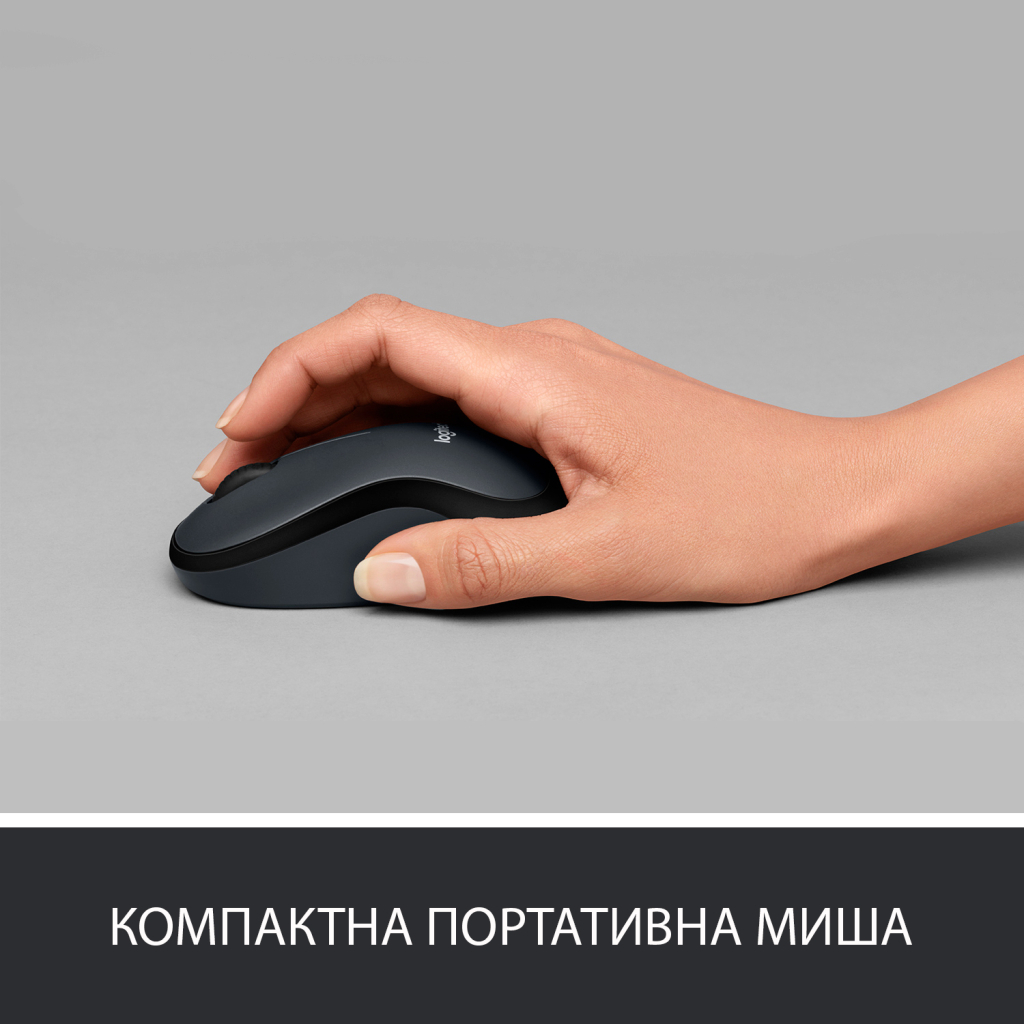 Мишка Logitech M220 Silent Grey (910-004878) - зображення 3