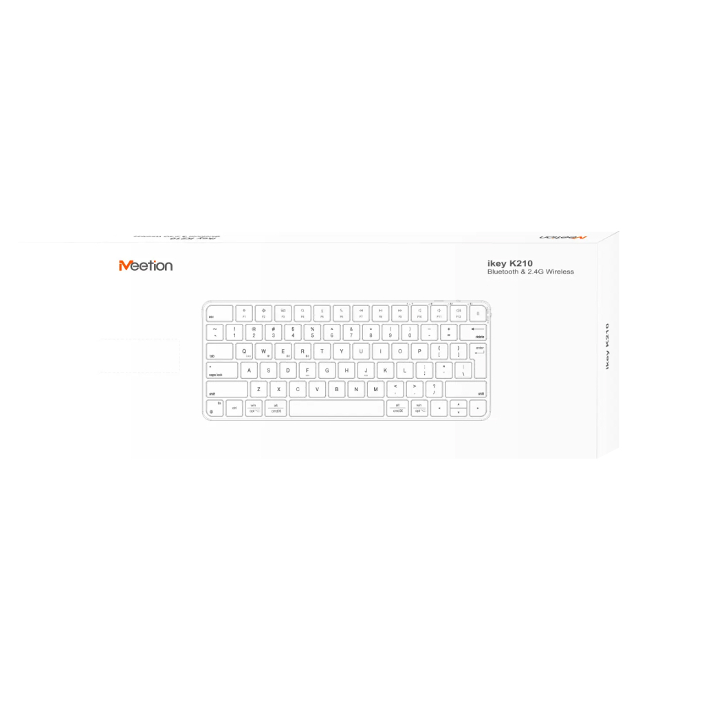 Клавіатура Meetion K210 Bluetooth/Wireless Black (MT-K210MW-A-RUA) - зображення 7
