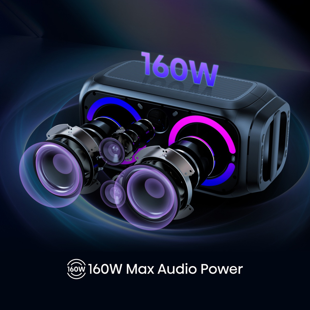 Акустична система Hisense Party Rocket 160 Black (20013565) - picture 6