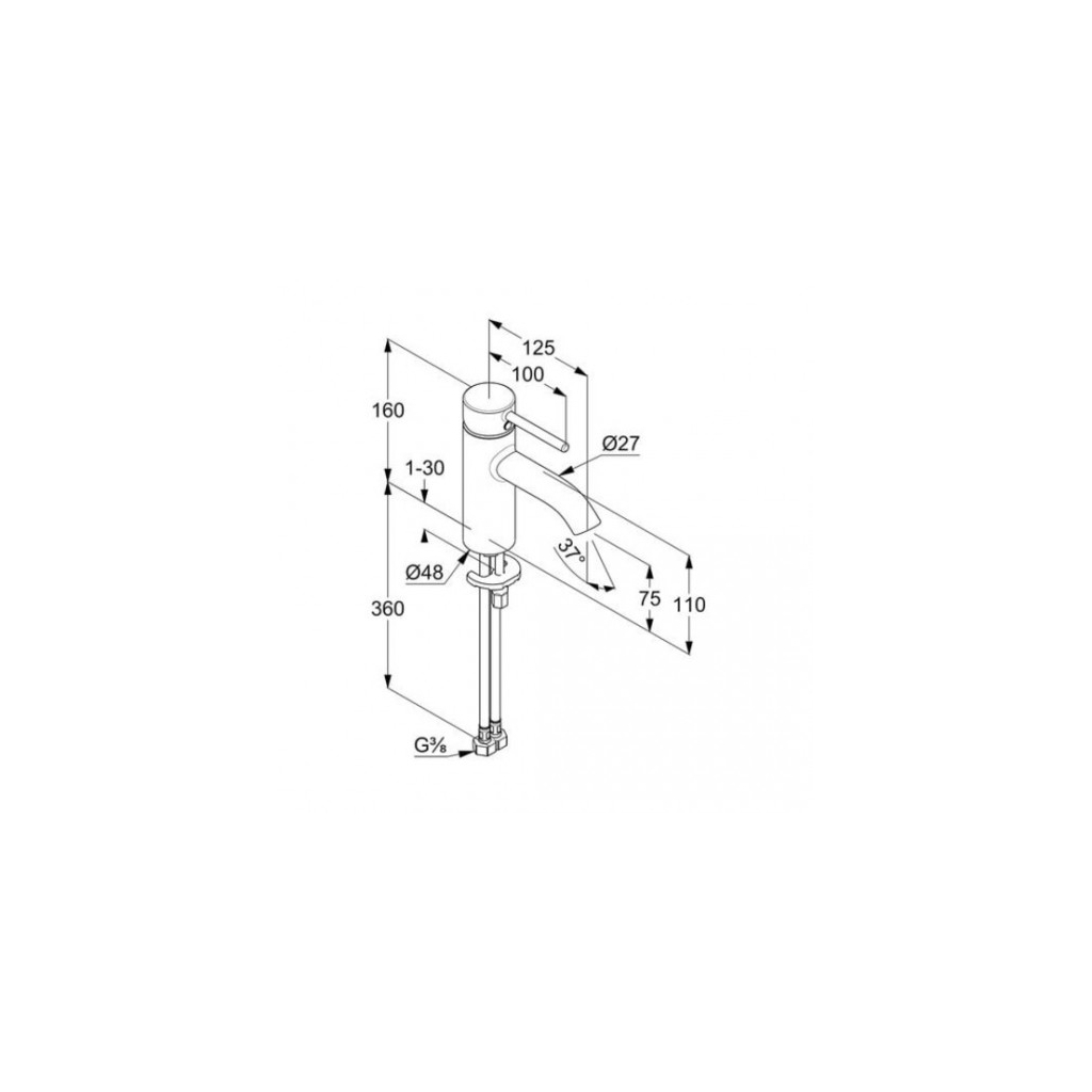 Змішувач KLUDI BOZZ, 75 (382720576) - зображення 2