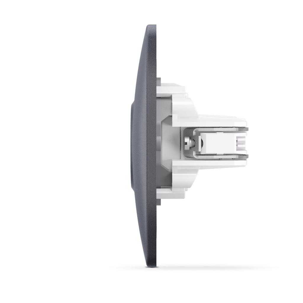 ТВ розетка Videx BINERA TV одинарна телевізійна чорні (VF-BNSK1TVME-BG) - зображення 3