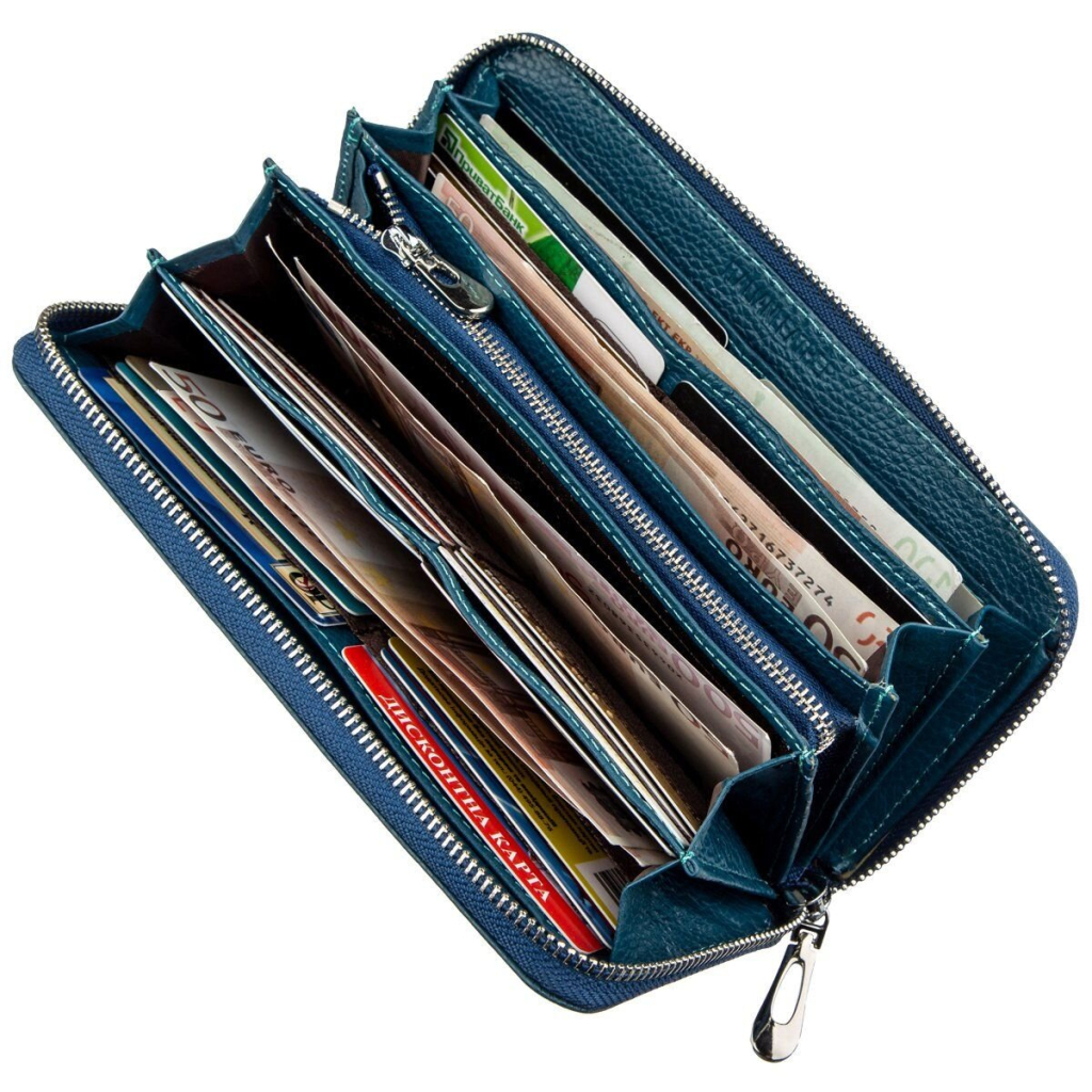 Гаманець ST Leather Блакитний (18861) - зображення 5