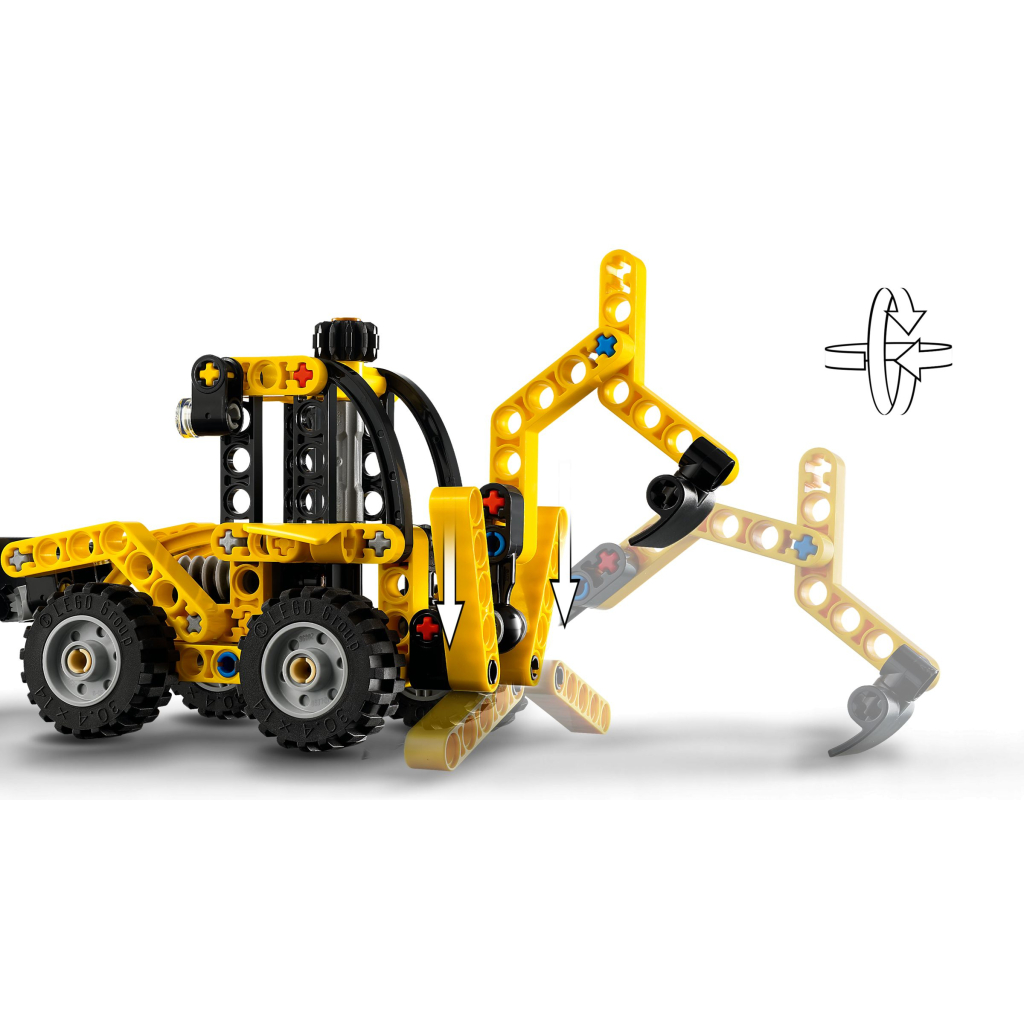 Конструктор LEGO Technic Екскаватор-навантажувач (42197) - зображення 6