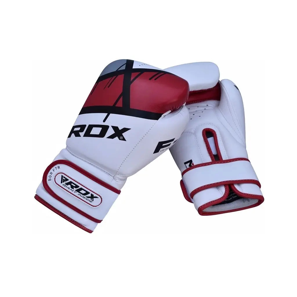 Боксерські рукавички RDX F7 Ego Red 16 унцій (BGR-F7R-16oz) - зображення 5