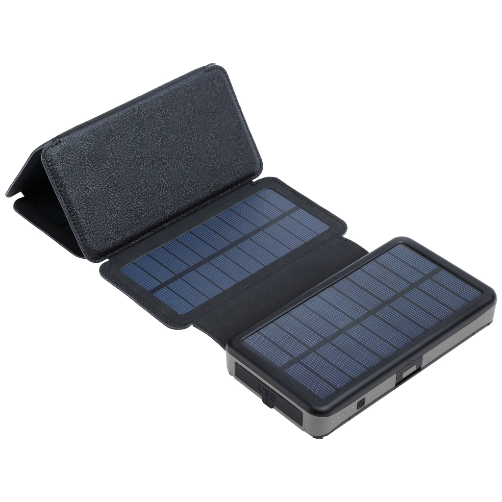 Батарея універсальна Sandberg 20000mAh, Solar 6-Panel/7.5W, USB-C output(20W), USB-A*2/(18W Max) (420-73) - зображення 2
