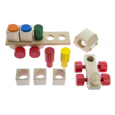 Конструктор Nic cubio дерев'яний Вантажівка з причепом (NIC2321) - зображення 3