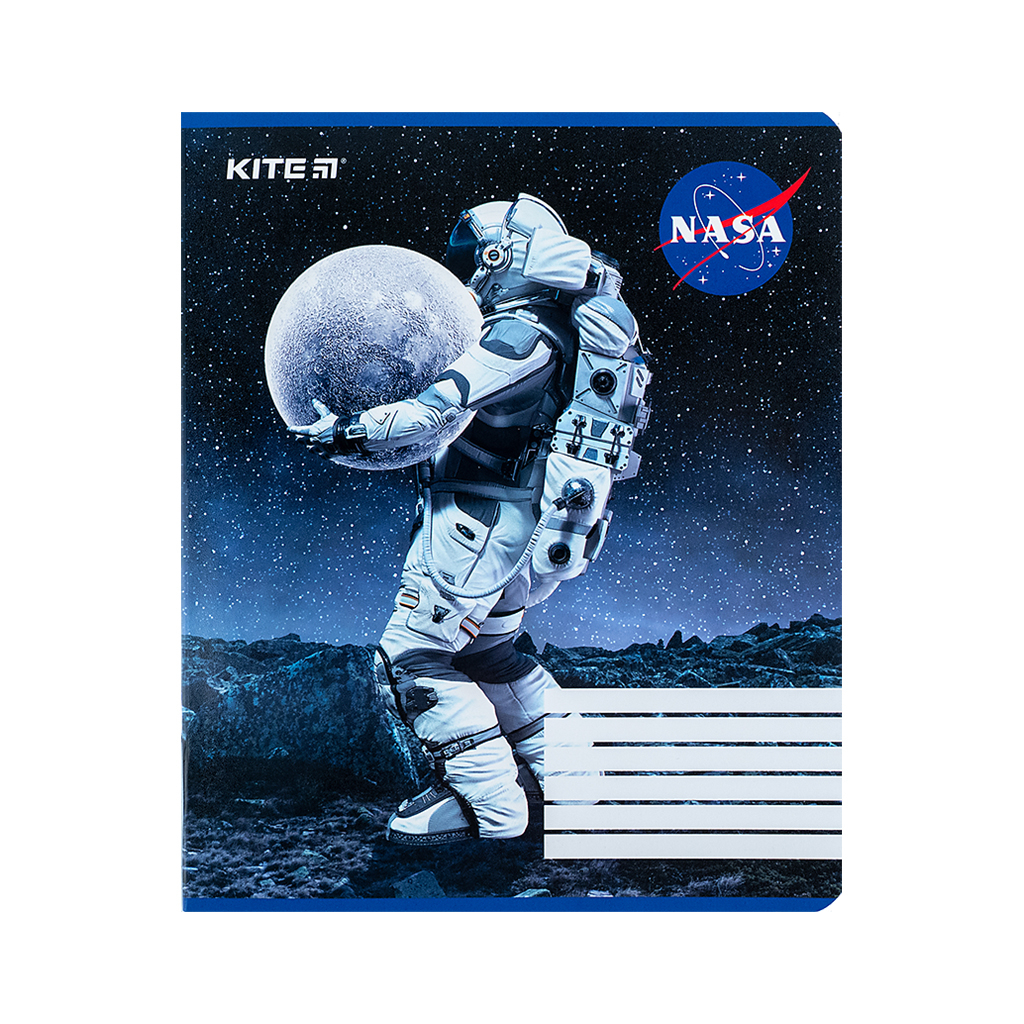 Зошит Kite NASA 18 аркушів, клітинка (NS24-236) - зображення 4
