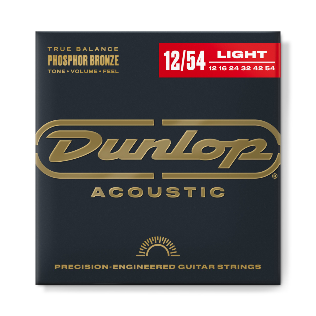 Струни для гітари Jim Dunlop Phosphor Bronze Acoustic Guitar Strings (12-54) (DAP1254) - зображення 1