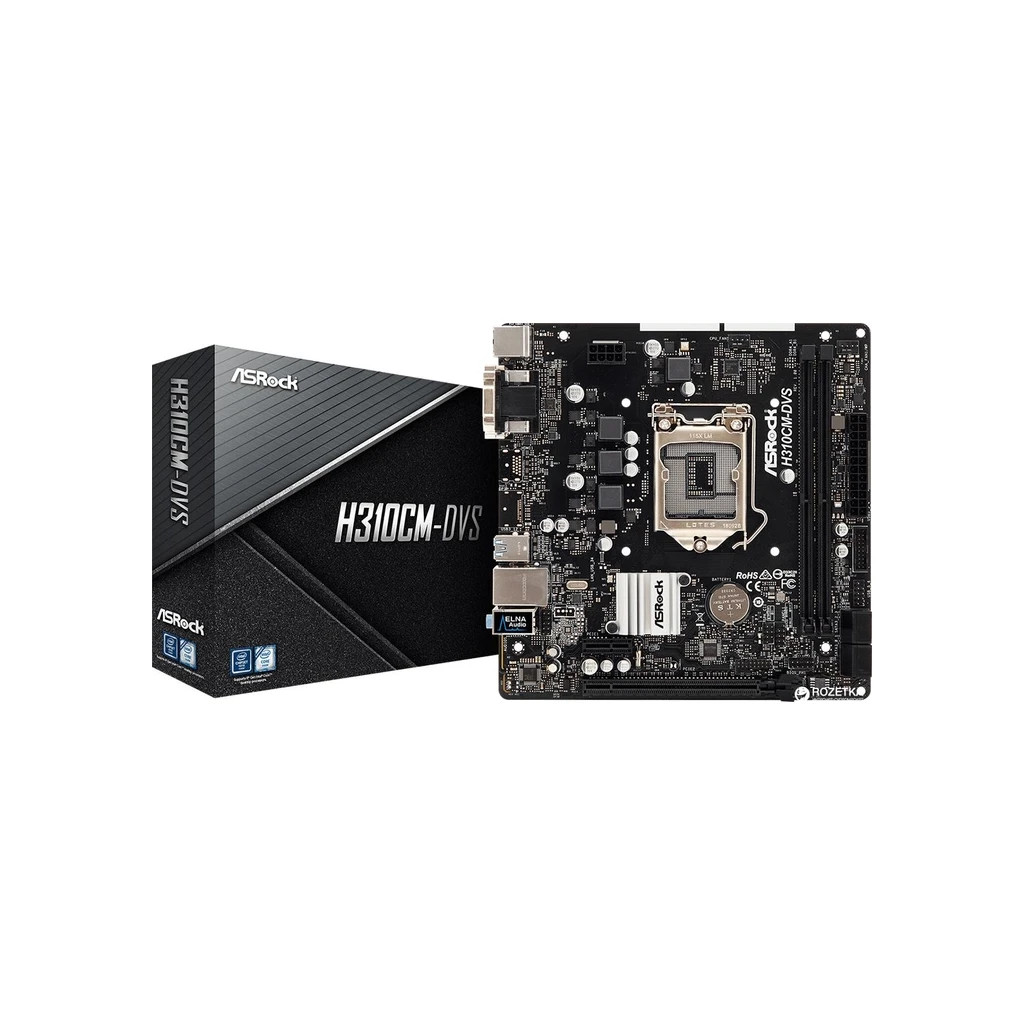 Материнська плата ASRock H310CM-DVS - зображення 1