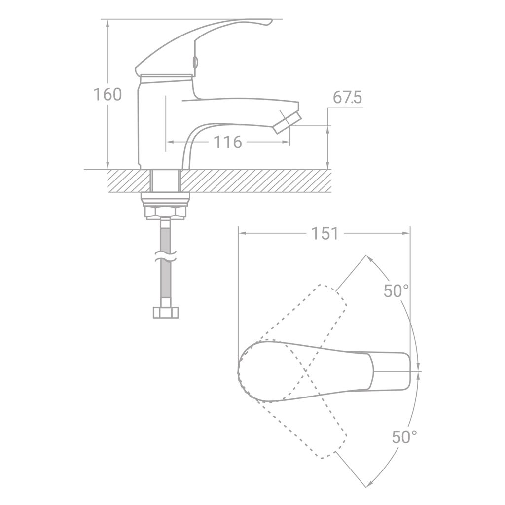 Змішувач TAU SL-2A143C (9840000) - зображення 2