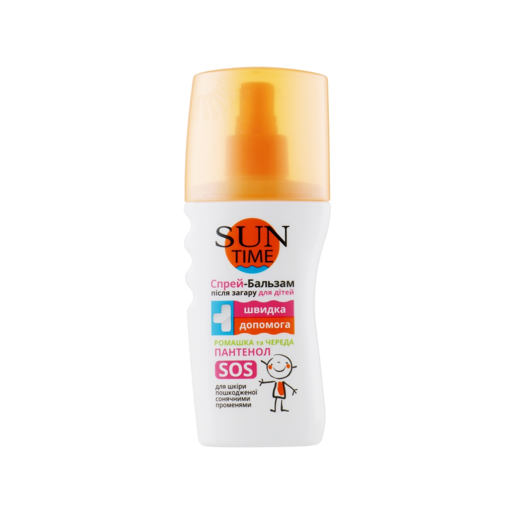 Засіб після засмаги Біокон Sun Time Спрей-бальзам для дітей 150 мл (4820064561844) - зображення 1