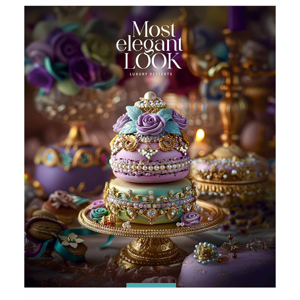 Зошит Школярик Luxury desserts 60 аркушів клітинка (060-3477K) - зображення 3