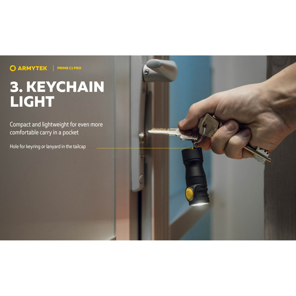 Ліхтар Armytek Prime C1 Pro Marnet USB White (F07901C) - зображення 10