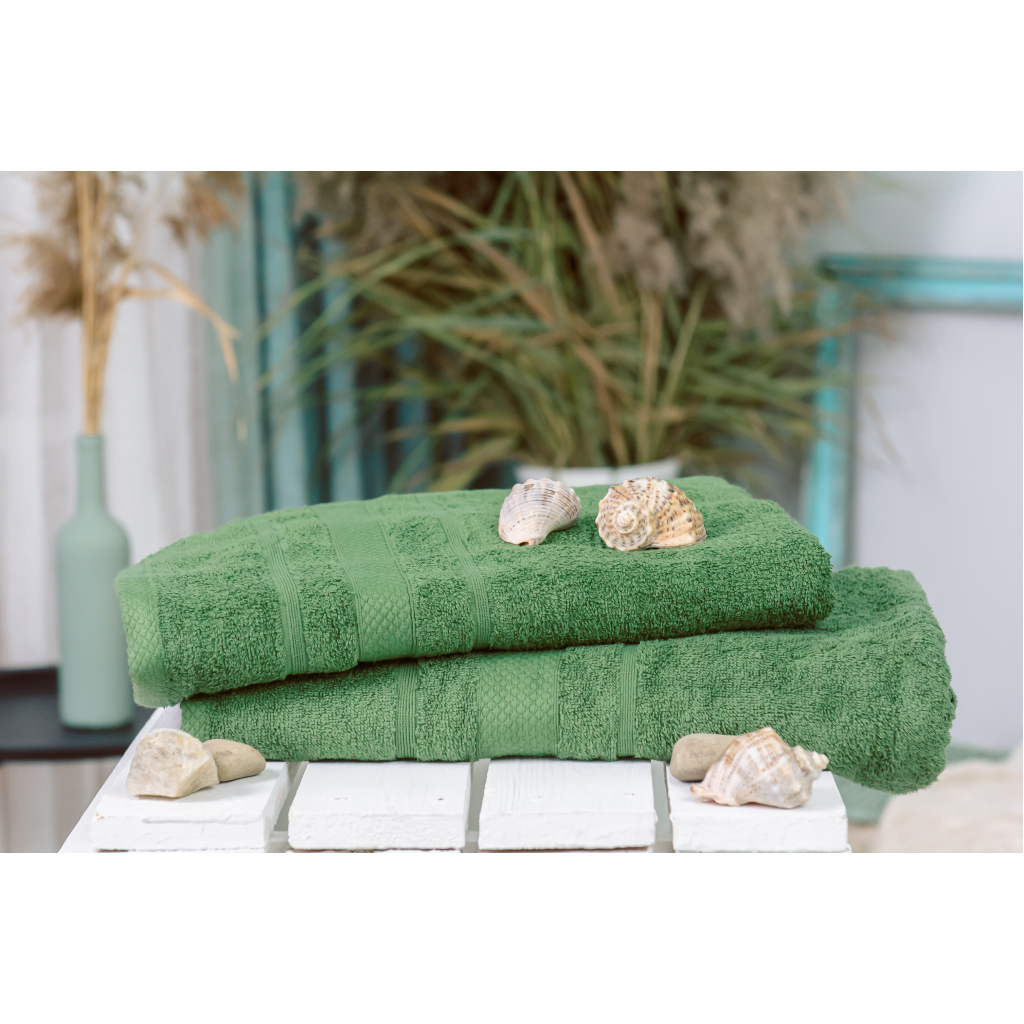 Рушник MirSon набір банних 5079 Elite SoftNess Military 50х90, 70х140 (2200003183177) - зображення 2