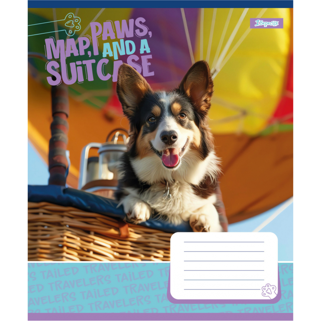 Зошит 1 вересня Travelers А5 24 аркушів клітинка (768142) - зображення 6