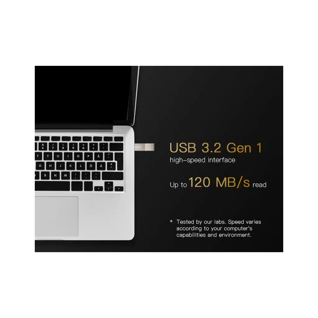 USB флеш накопичувач Acer 32GB UF300 Silver USB 3.2 (BL.9BWWA.517) - изображение 5