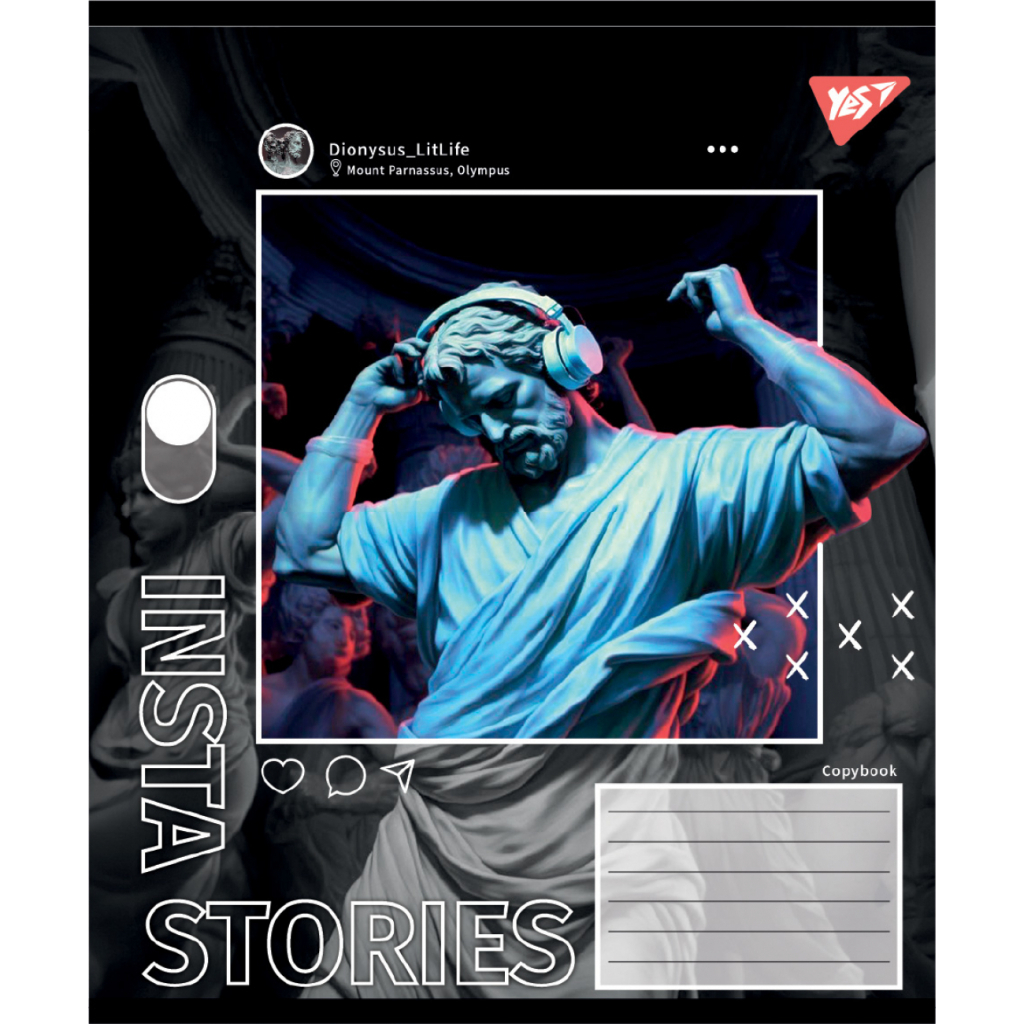 Зошит Yes Insta Storys А5 60 аркушів клітинка (767946) - зображення 4