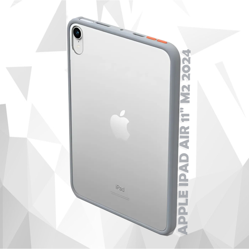 Чохол до планшета BeCover Transparancy Shell Edge Gray Apple iPad Air 11" M2/M3 (2024/2025) (711686) - зображення 6