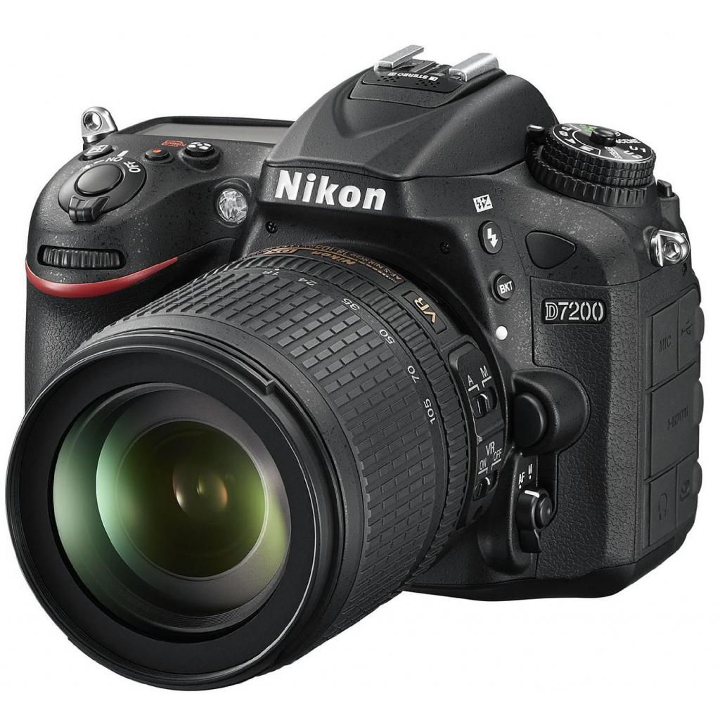 Цифровий фотоапарат Nikon D7200 AF-S DX 18-105 Kit (VBA450K001) - зображення 1