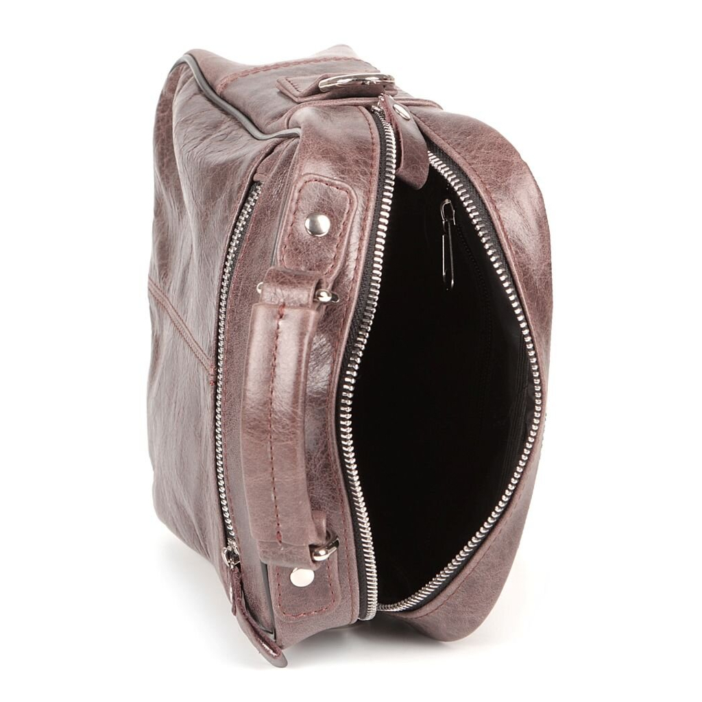 Сумка Shvigel Шкіряна Коричнева (00874) - зображення 9