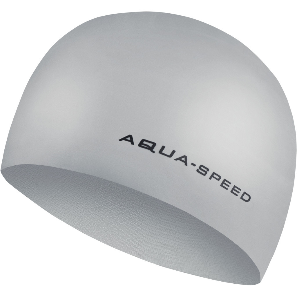Шапка для плавання Aqua Speed 3D Cap 5755 092-26 сріблястий Уні OSFM (5908217657558) - зображення 1