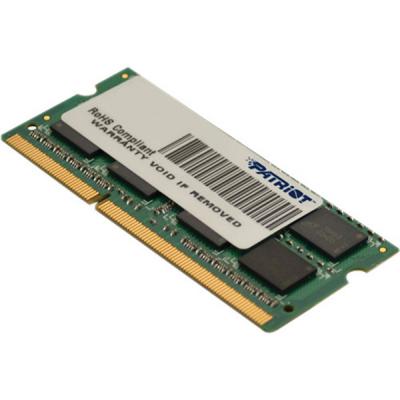 Модуль пам'яті для ноутбука SoDIMM DDR3 4GB 1600 MHz Patriot (PSD34G16002S) - зображення 2