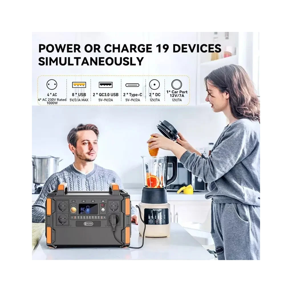 Зарядна станція FlashFish F132, 1000W (F132) - зображення 4