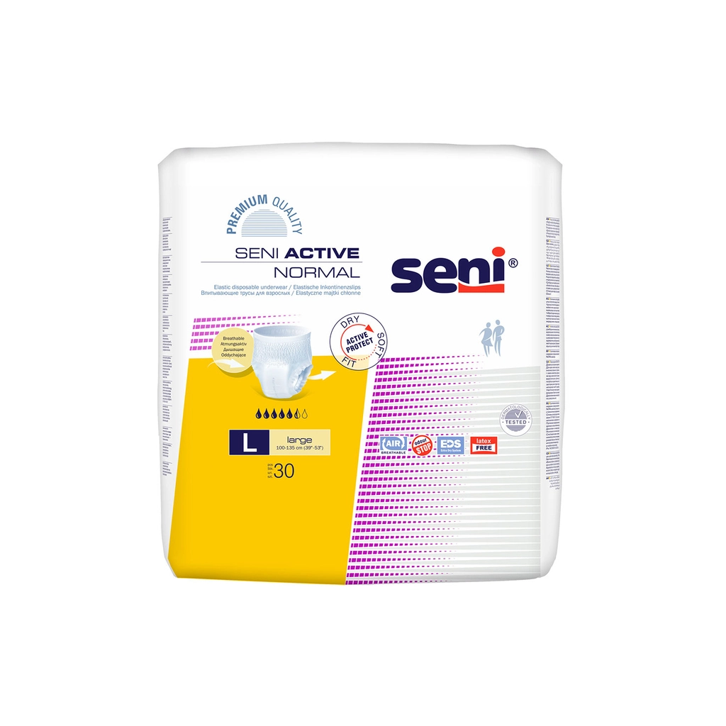 Підгузки для дорослих Seni Трусики Active Large 30 шт (5900516693886) - зображення 1