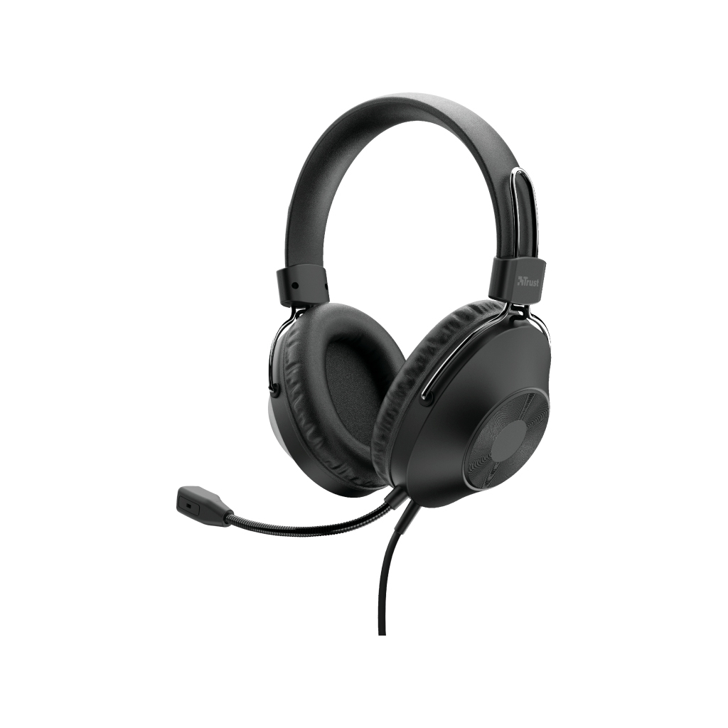 Навушники Trust Ozo Over-Ear USB Headset Black (24132) - зображення 1