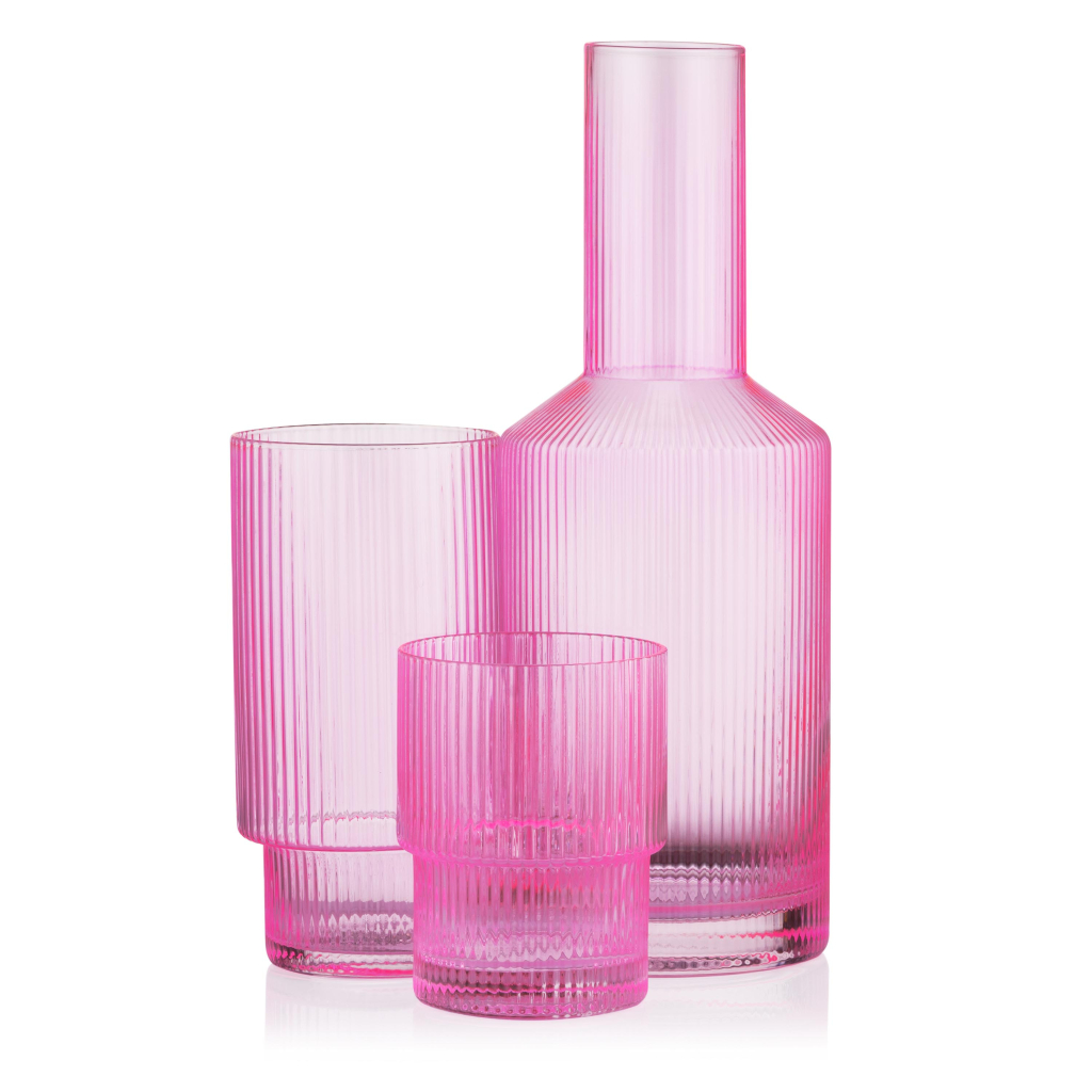 Набір склянок Ardesto 200мл, 2шт, скло, рожевий (AR2620SPN) - зображення 4