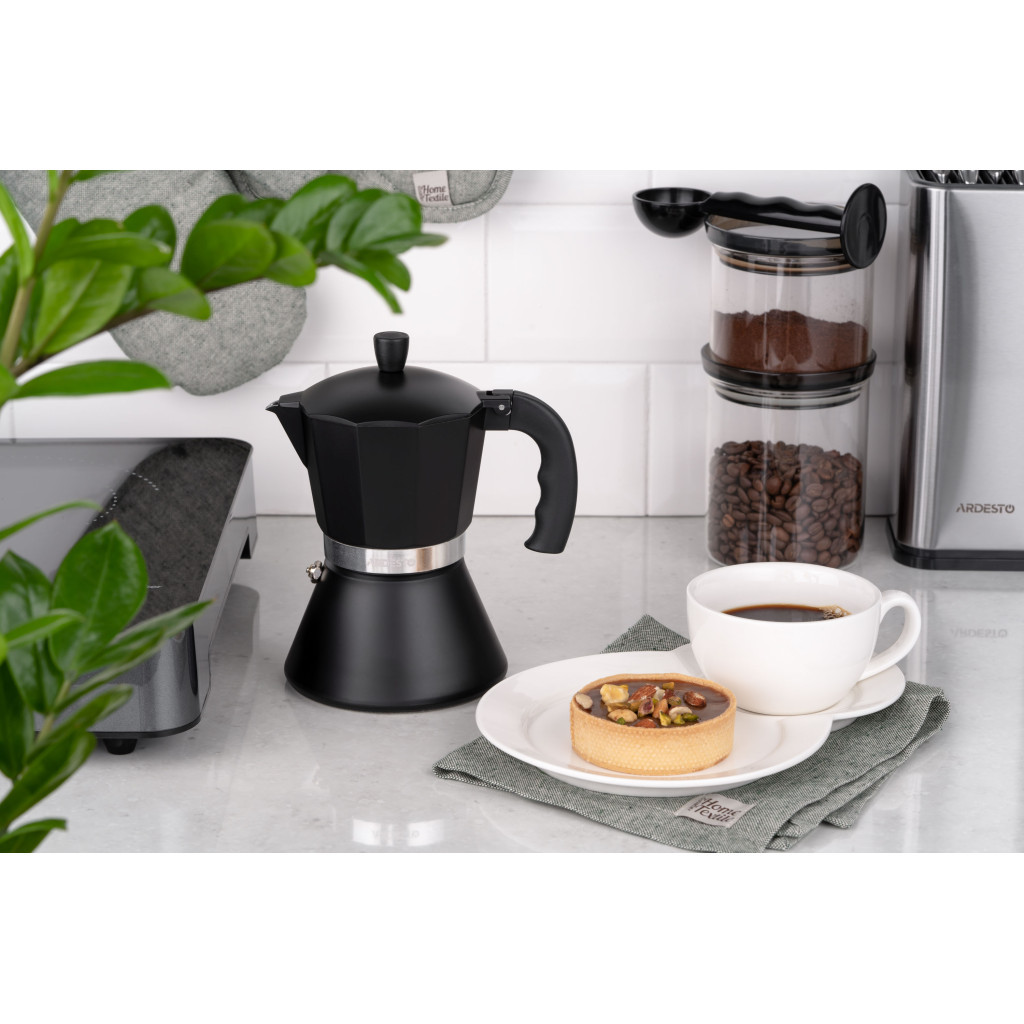 Гейзерна кавоварка Ardesto Gemini Trento 6 чашок (AR0806AIB) - зображення 3