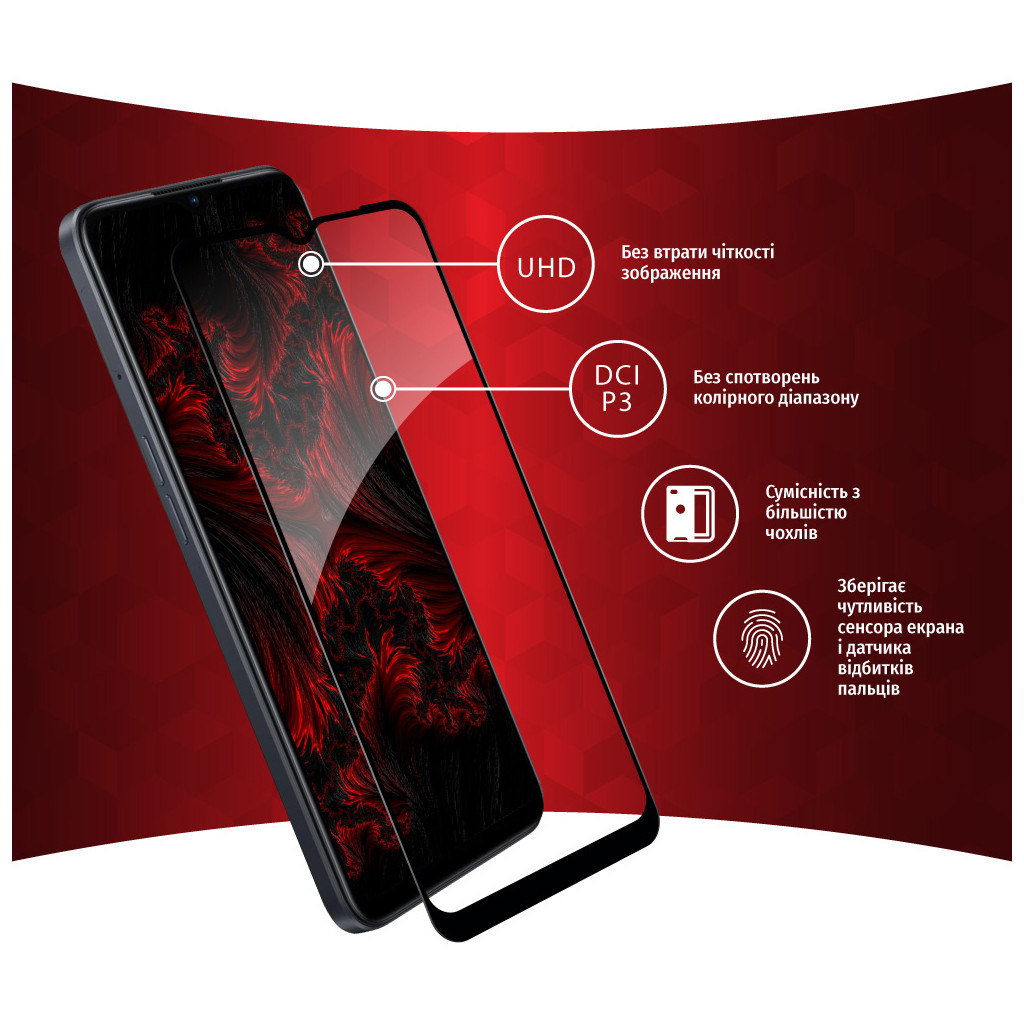 Скло захисне Intaleo Full Glue Oppo A77 (1283126546334) - зображення 3