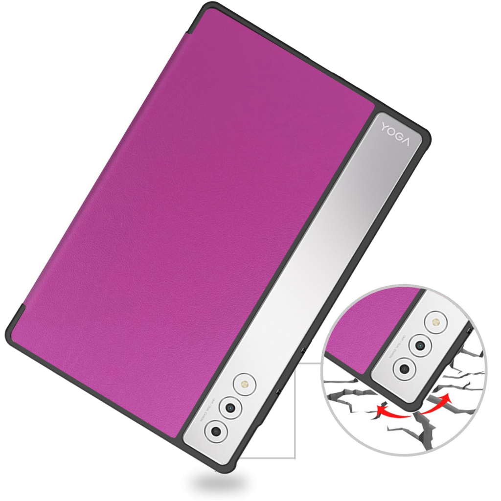 Чохол до планшета BeCover Smart Case Lenovo Yoga Tab Plus 12.7" Purple (713431) - зображення 4