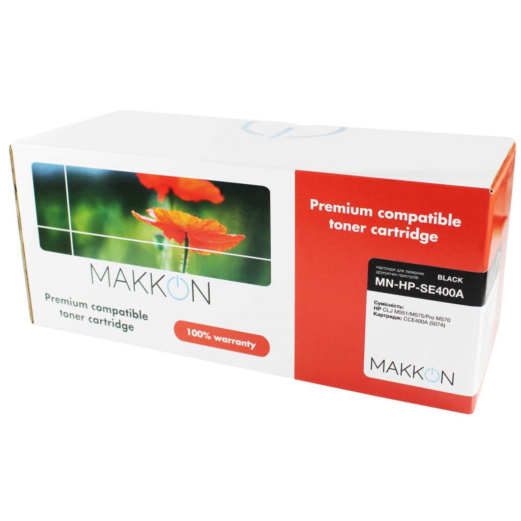 Картридж Makkon HP CLJ CE400A (507A) (SE400A) 5.5k black (MN-HP-SE400A) - зображення 1