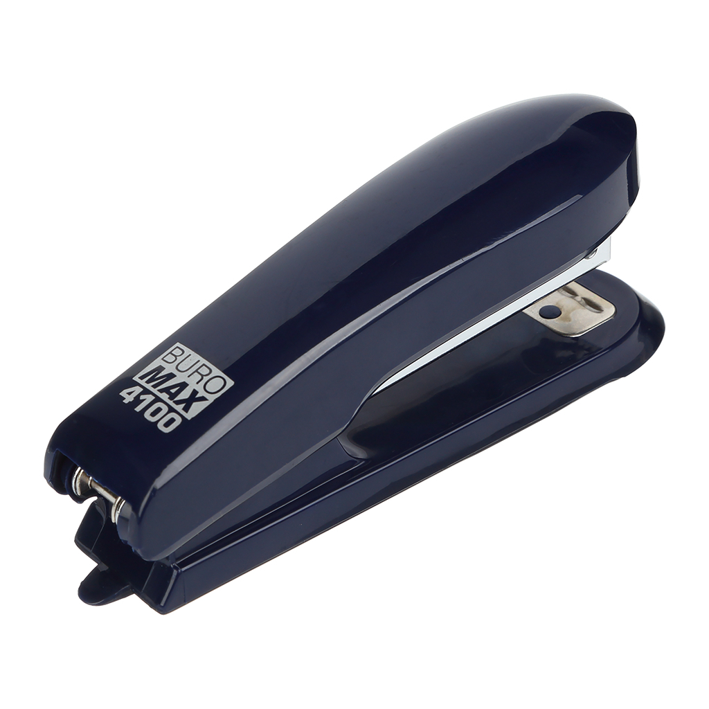 Степлер Buromax пластиковий, 15 аркушів, (скоби №10), 111 х 28 х 43 мм, синій (BM.4100-02) - зображення 2