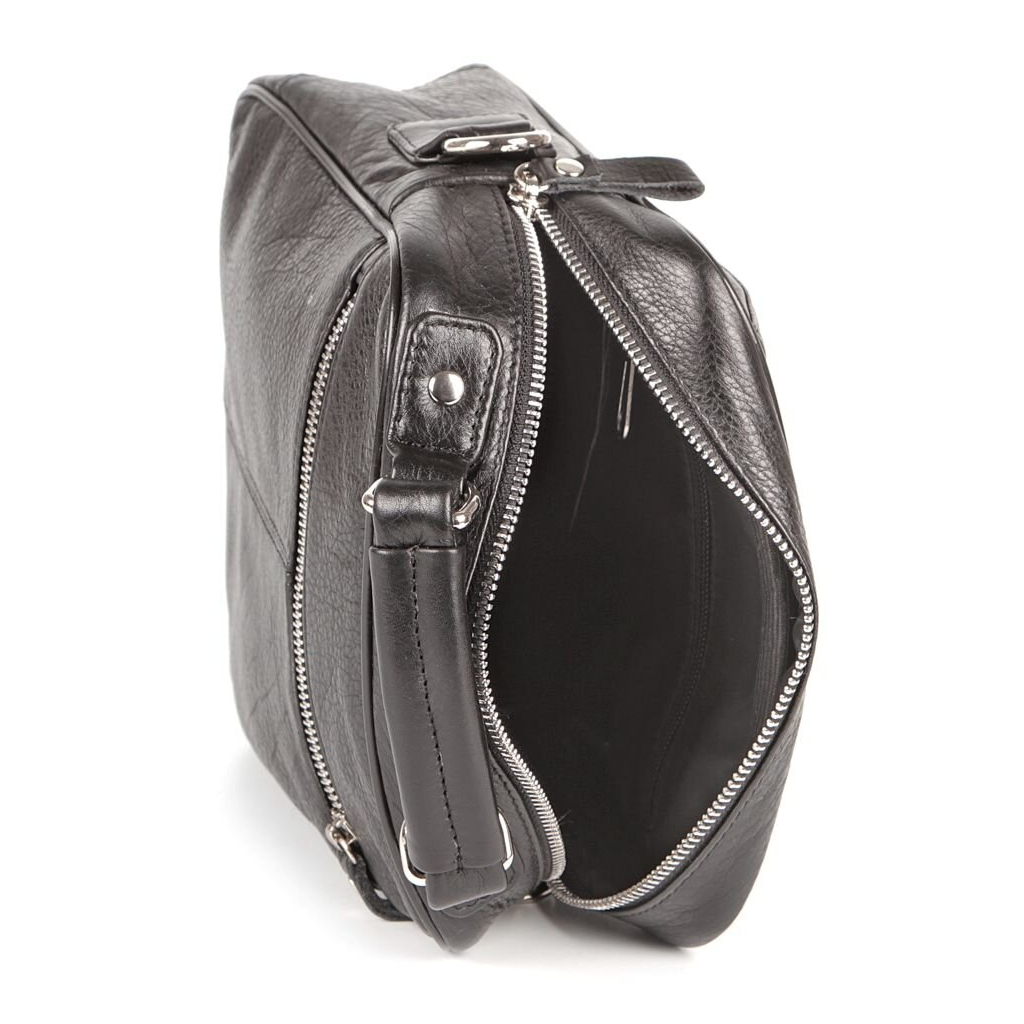 Сумка Shvigel Шкіряна Чорна (00875) - зображення 9