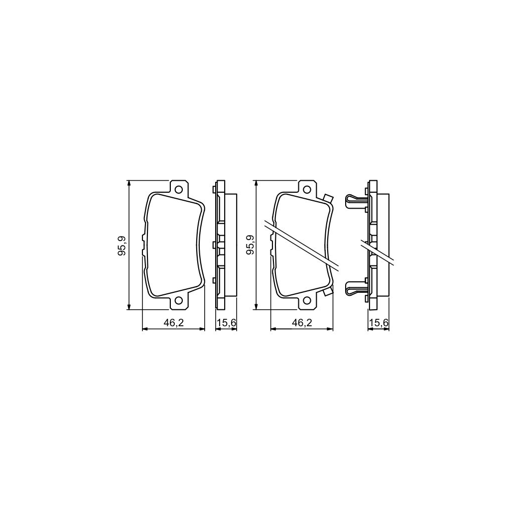 Гальмівні колодки Bosch 0 986 494 249 - зображення 4