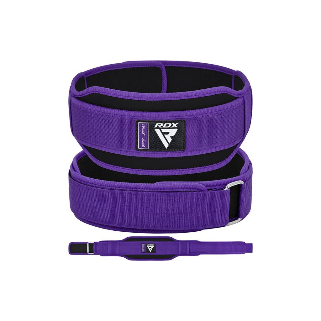 Атлетичний пояс RDX RX5 Double Belt неопреновий Purpel XS (WBD-RX5PR-XS) - зображення 8