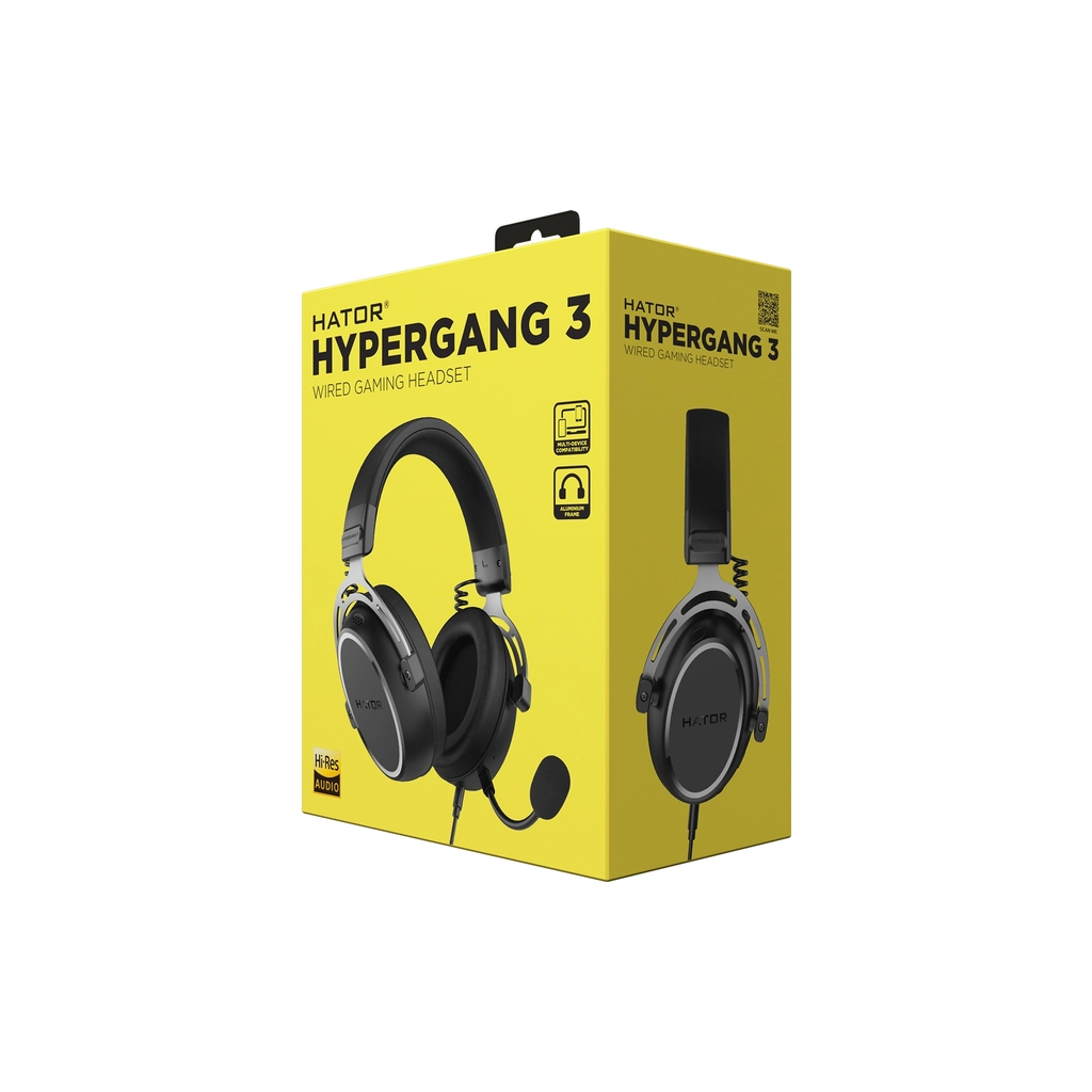 Навушники Hator Hypergang 3 Hi-Res Black (ESH05) - зображення 8