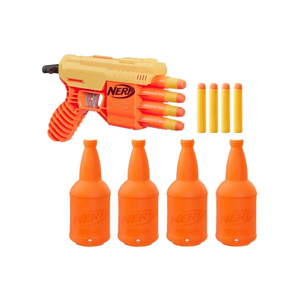 Іграшкова зброя Hasbro Nerf Alpha Strike Fang QS-4 з мішенями (E8308) - зображення 1