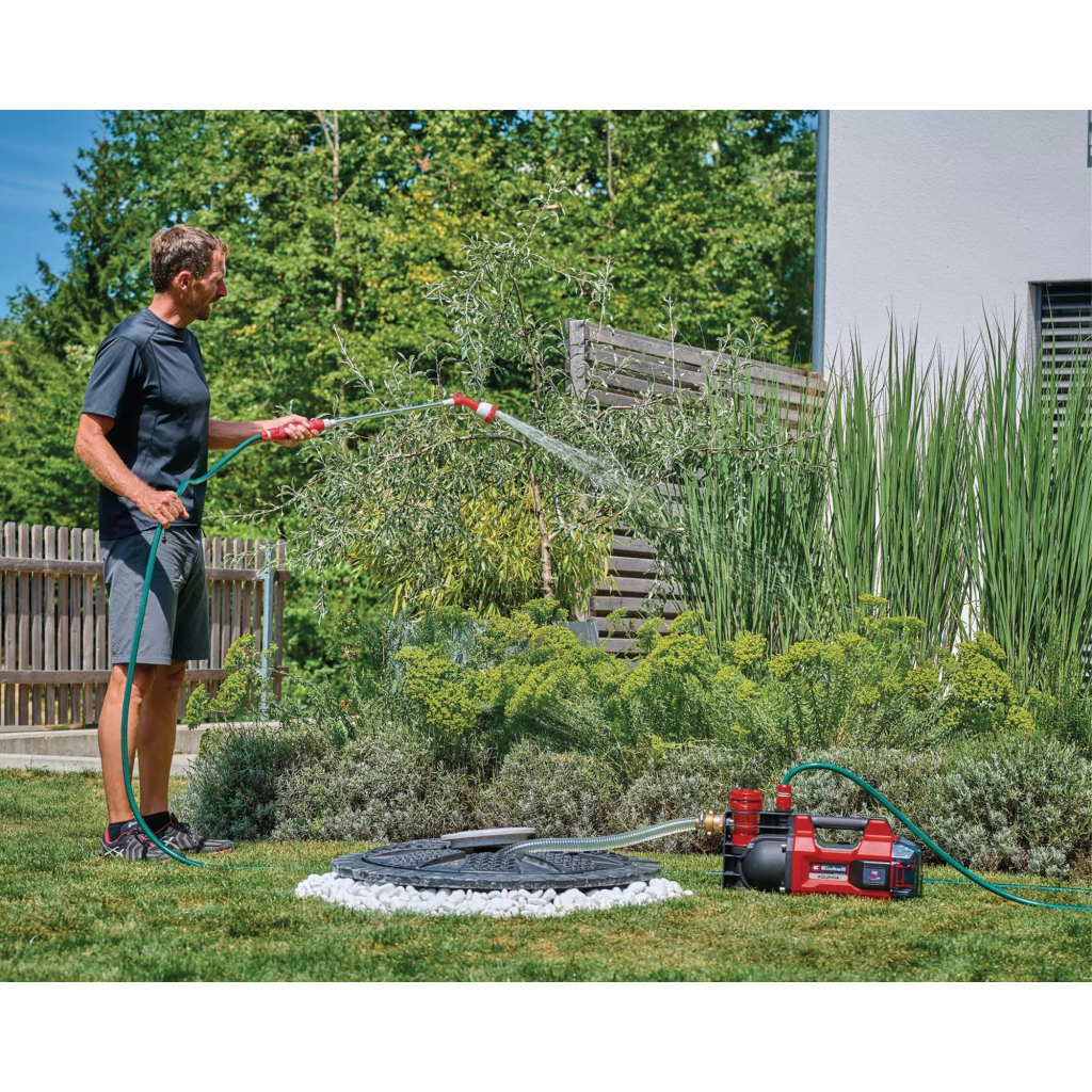 Садовий насос Einhell AQUINNA 36/38 F LED, 3800л/г, 36В, 3.7бар, 4.25кг, (без АКБ та ЗП) (4180410) - зображення 7